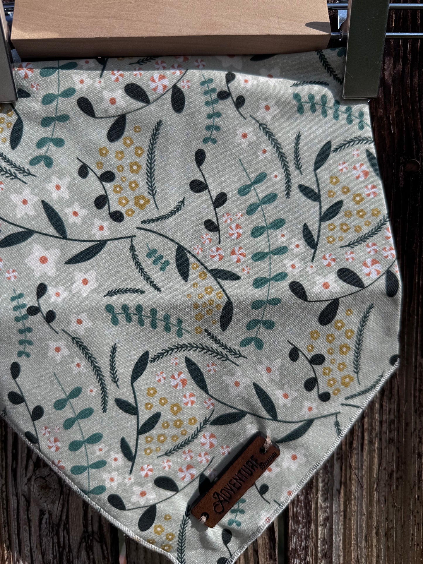 Winter Floral Bandana