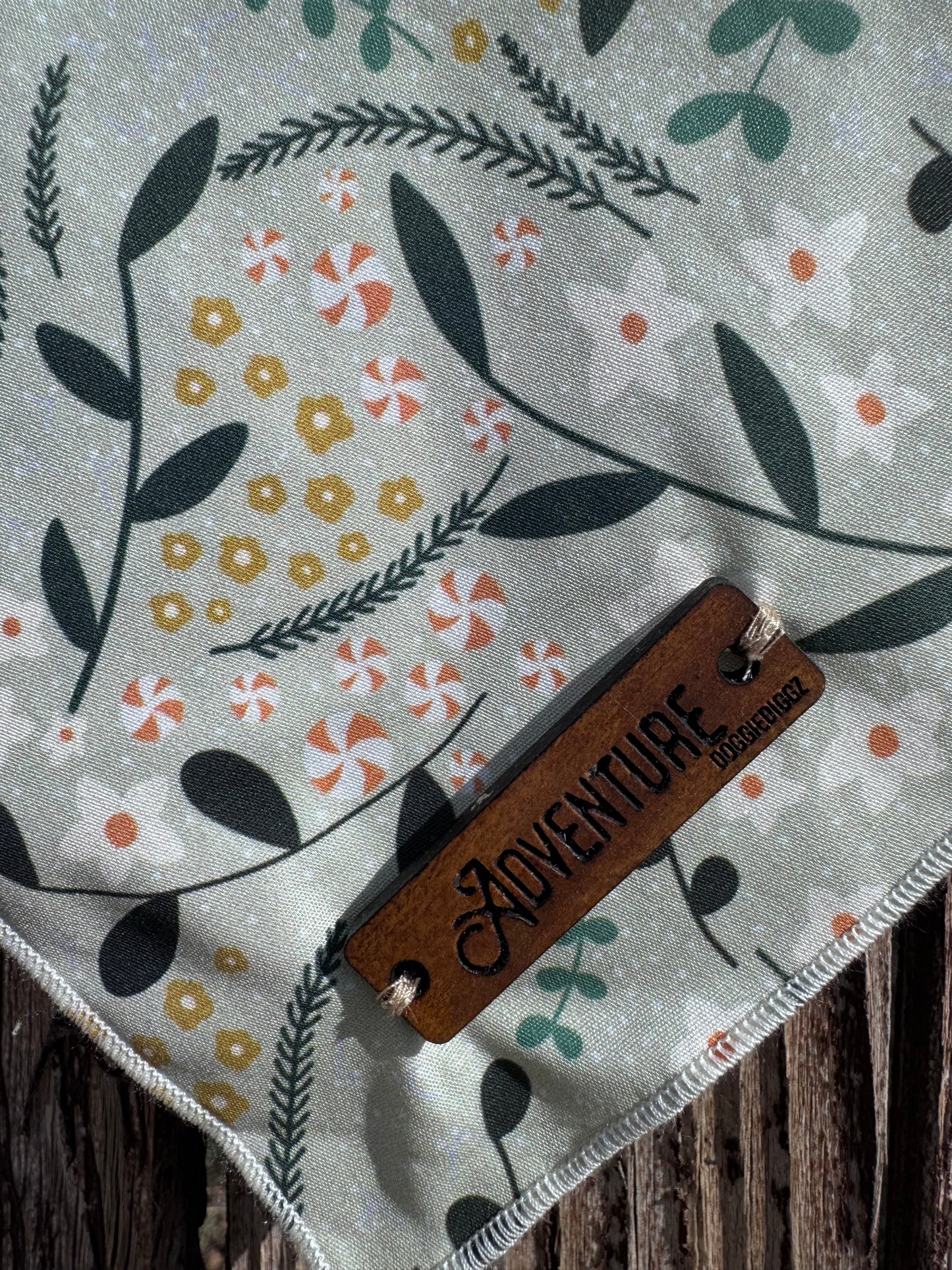 Winter Floral Bandana