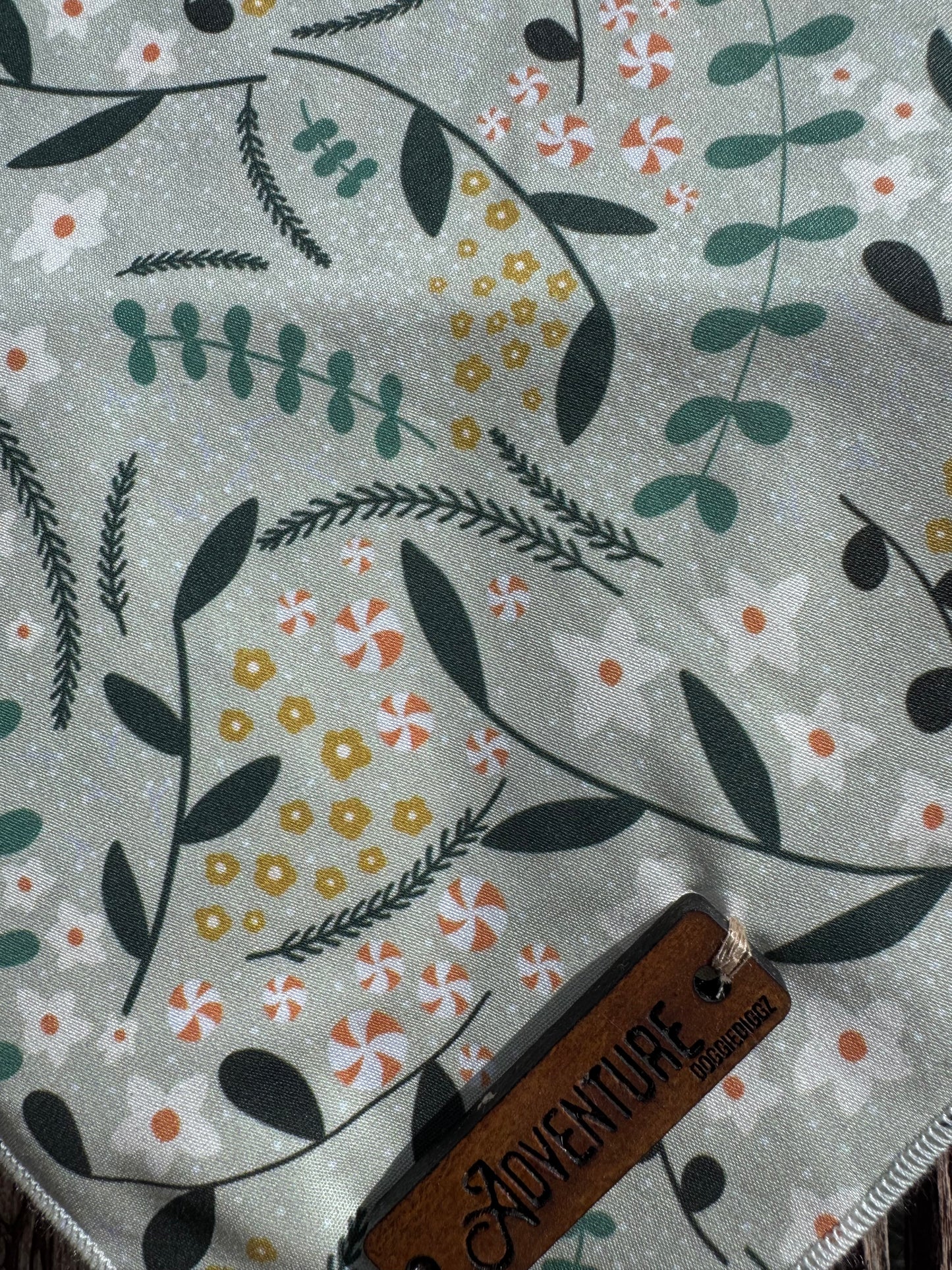 Winter Floral Bandana