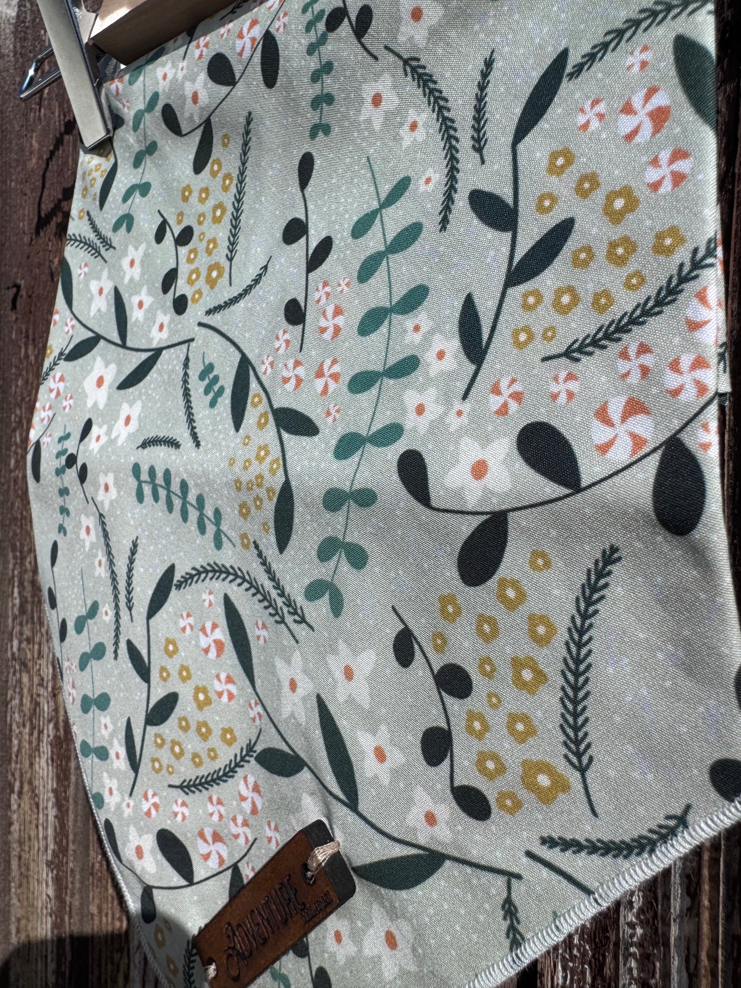 Winter Floral Bandana