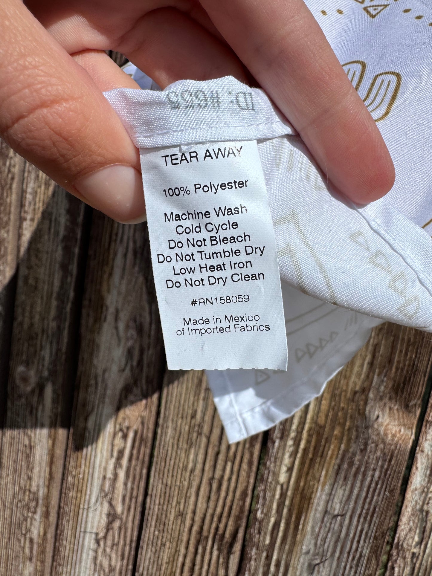 Stay Wild Bandana Sample