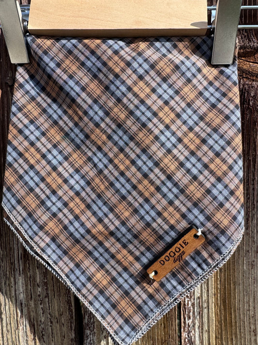 Autumn Trails Upcycled Bandana
