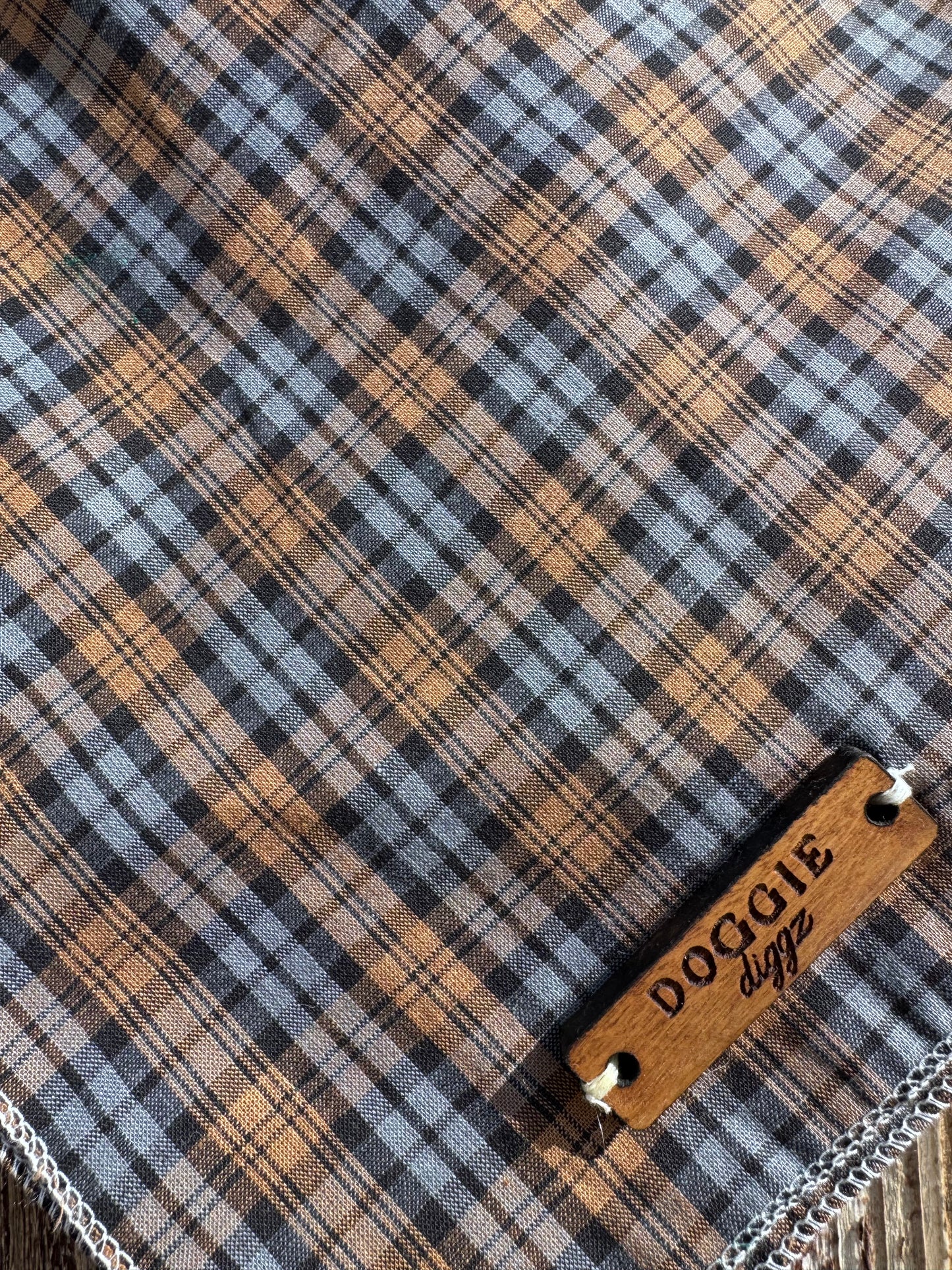Autumn Trails Upcycled Bandana