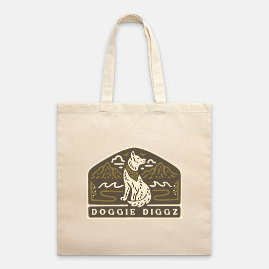 DoggieDiggz Logo Tote Bag