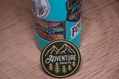 a can of soda sitting on top of a wooden table 