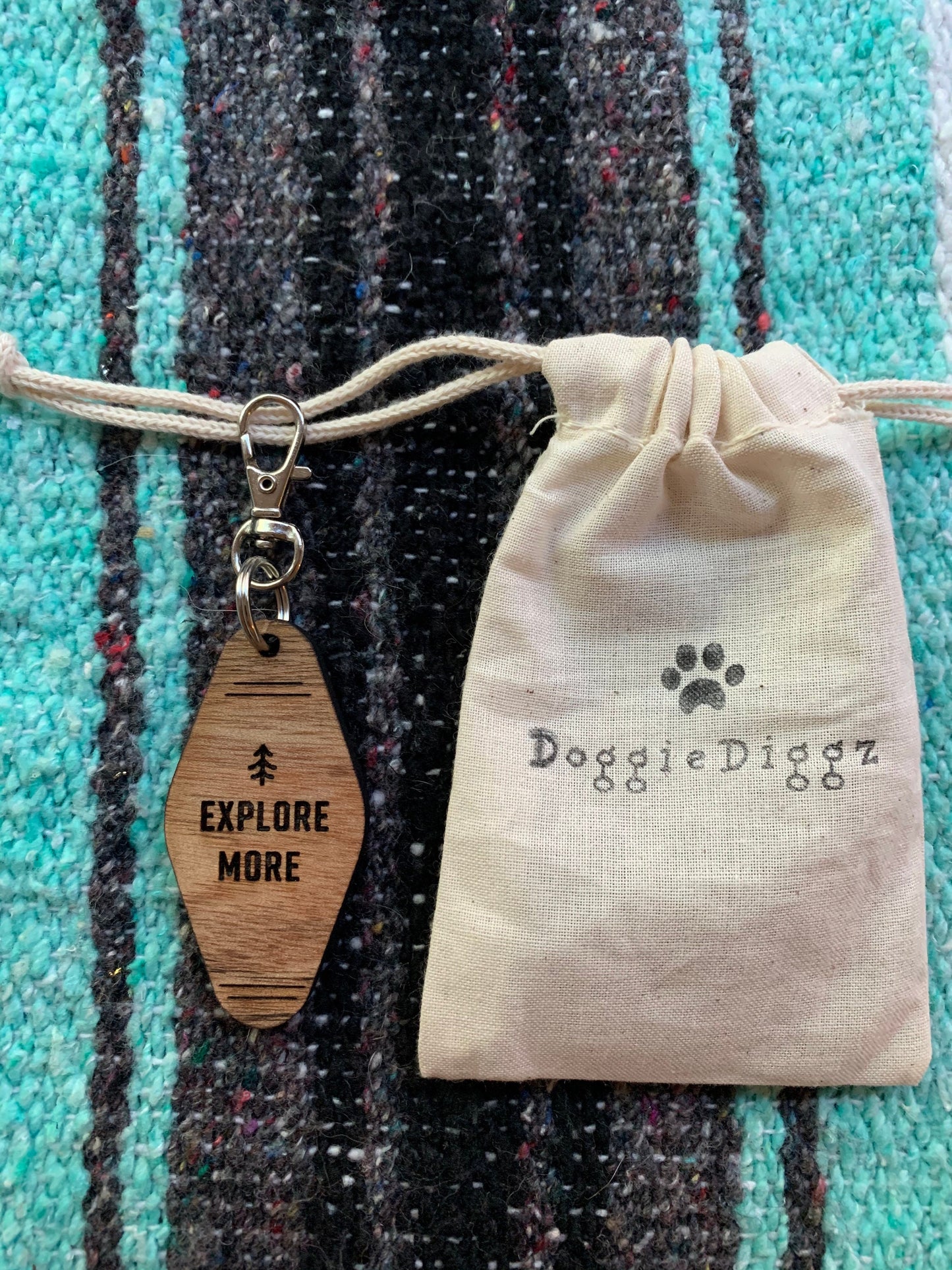 Explore motel keychain | Wooden Keychain | Wooden Retro Style Keychain | engraved keychain | Camping | van life | adventure awaits